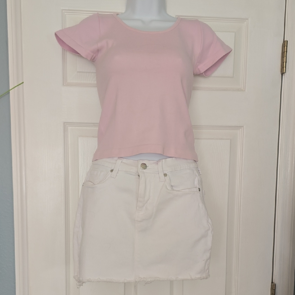 VENUS Soft Pink Crop Top